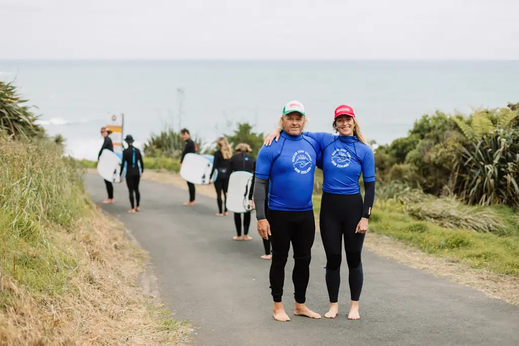 Group Surf Lesson (Raglan, Ngarunui Beach)