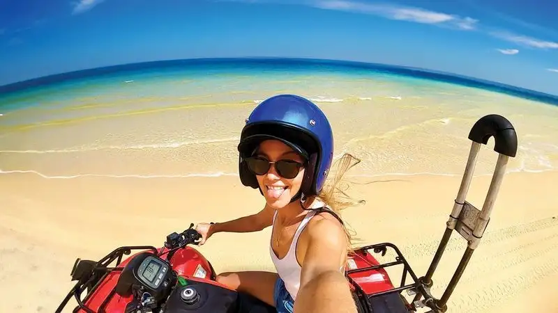 ATV Quad Bike Day Cruise with Option for Wild Dolphin Feeding Upgrade