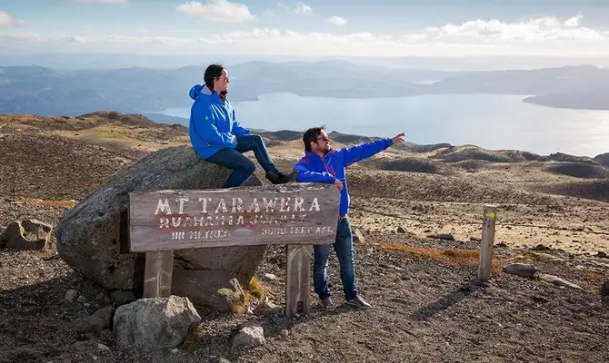 Mt. Tarawera Guided Hiking Experience