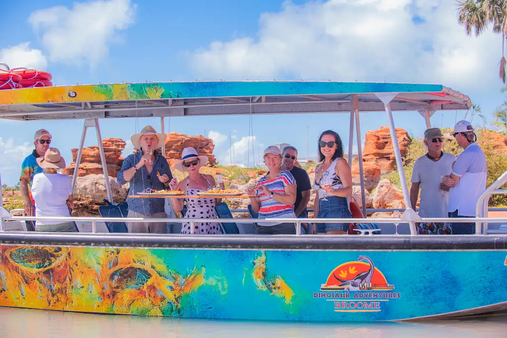 Dinosaur Adventure Cruise With Tapas & Cocktails | From Broome