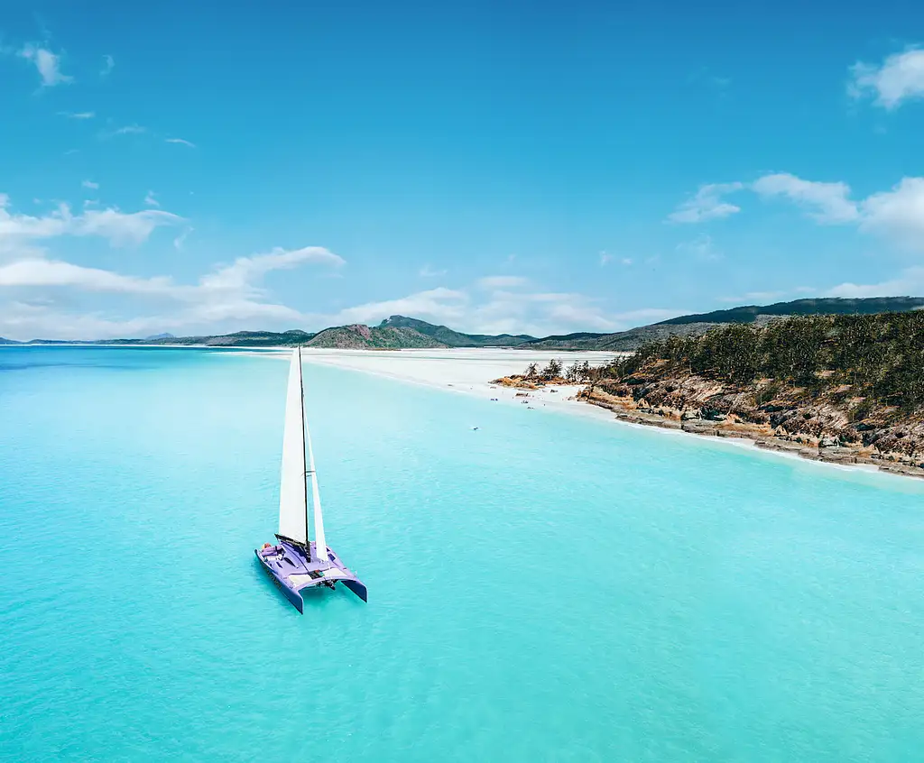 Camira Whitsundays Sailing Adventure to Whitehaven Beach from Airlie or Daydream