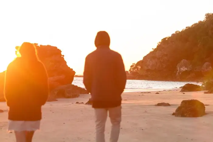 Casuarina Beach Sunrise With Wallabies