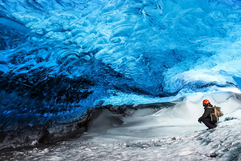 Crystal Blue Ice Cave Tour in a Super Jeep | From Jokulsarlon