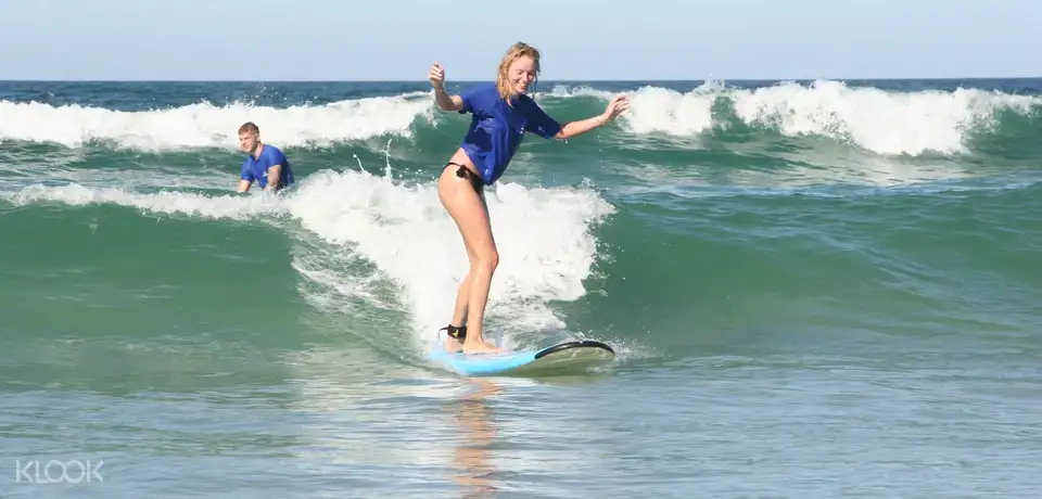 Beginners Surf Lesson Gold Coast (Tallebudgera) - 2.5 hr or Full day