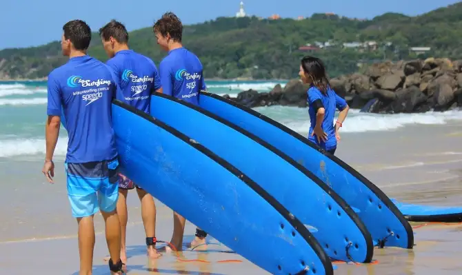 Lets Go Surfing Pass Plus - 3 Lessons - Byron Bay