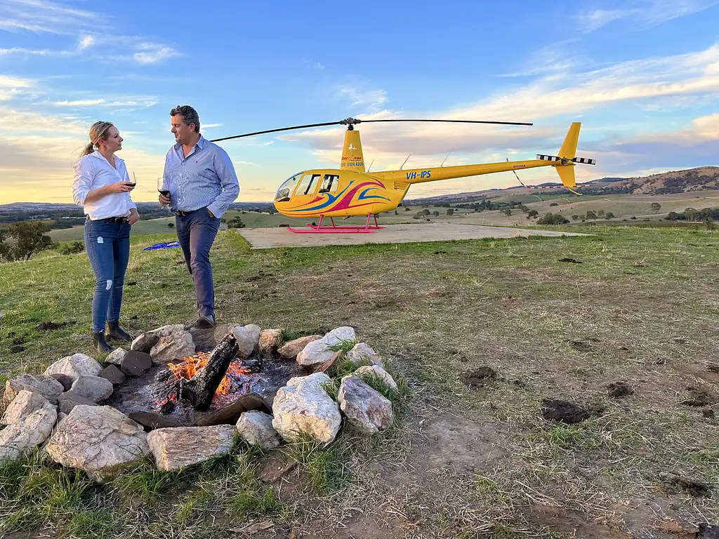 Barossa Valley Romantic Scenic Flight and Couples Picnic