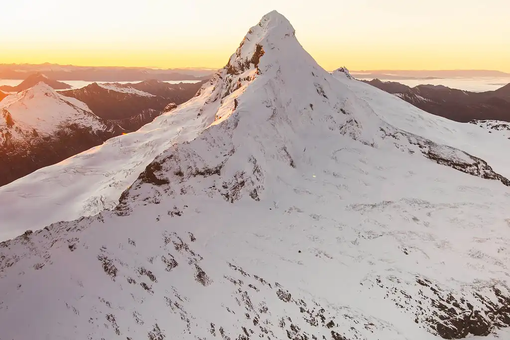 Sunrise Mt. Aspiring + The Glaciers