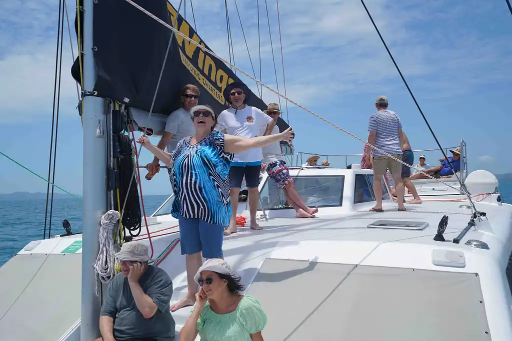 Whitsundays Islands Sail, SUP & Snorkel Day Tour