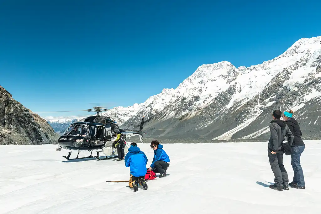 Tasman Glacier Heli Hike From Mount Cook