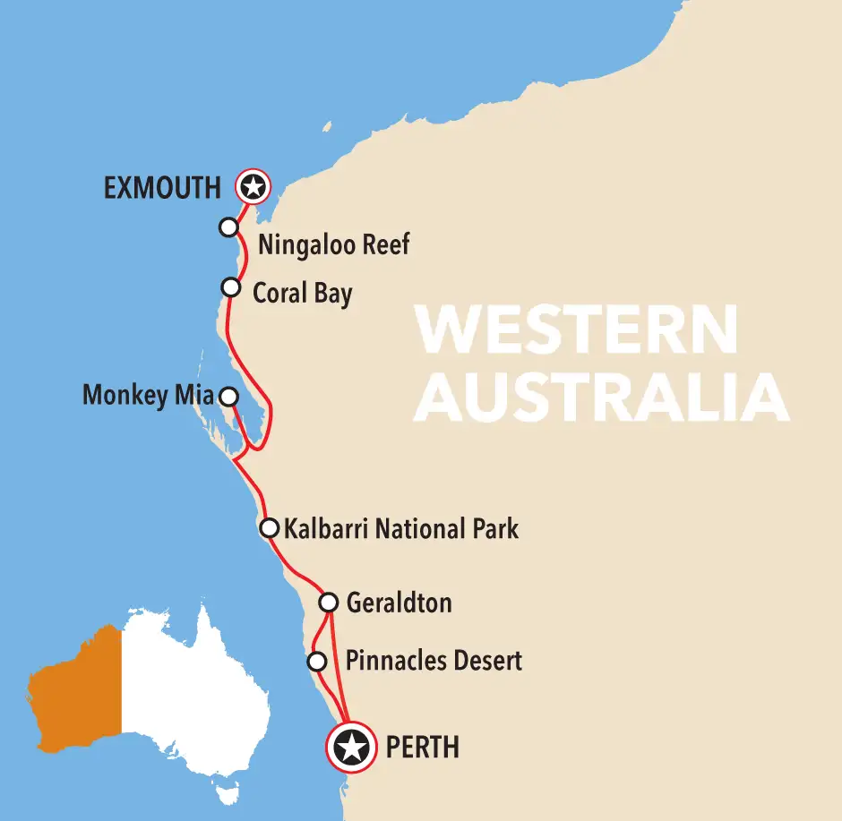 7 Day Perth to Exmouth Explorer & Ningaloo Reef