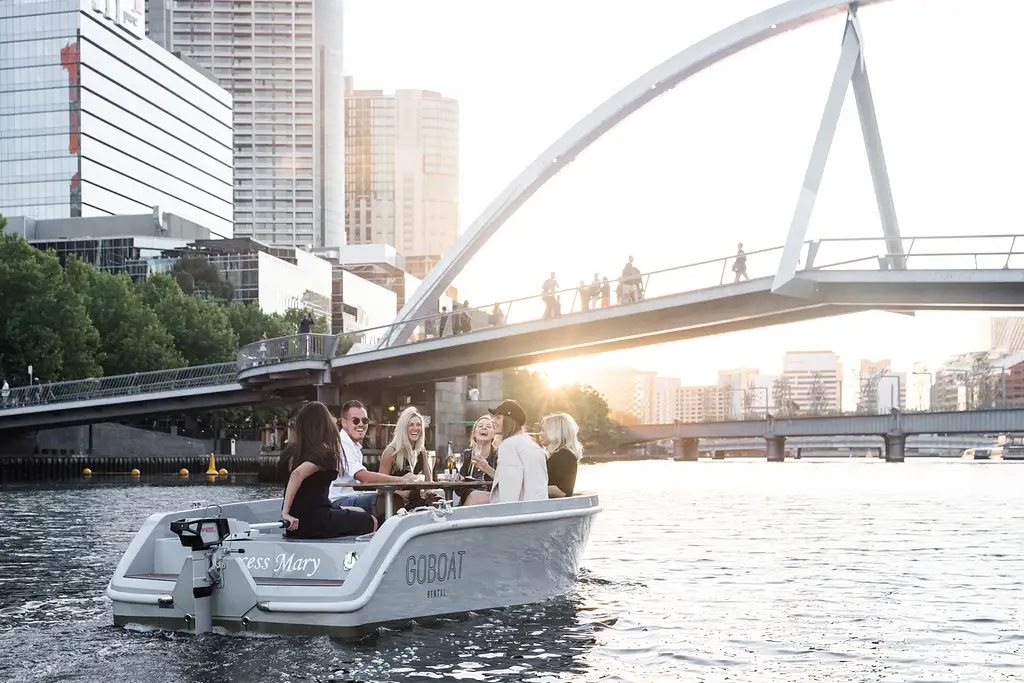 Melbourne GoBoat Hire | Electric Picnic Boat