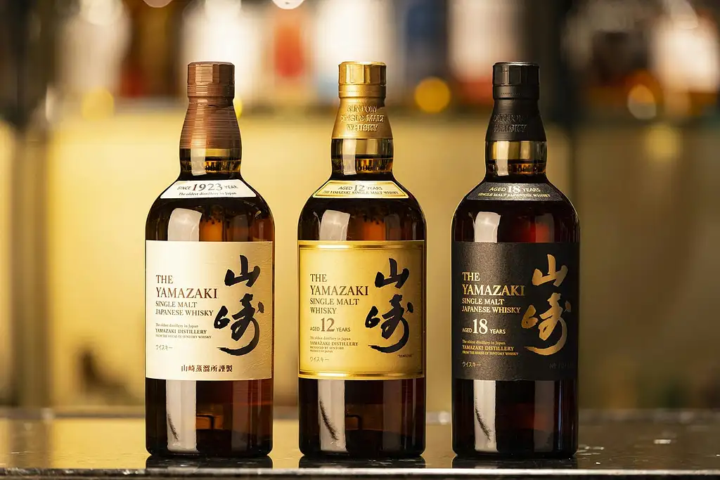 Japanese Whisky Collection Suntory Premium Selection At Captain's Bar