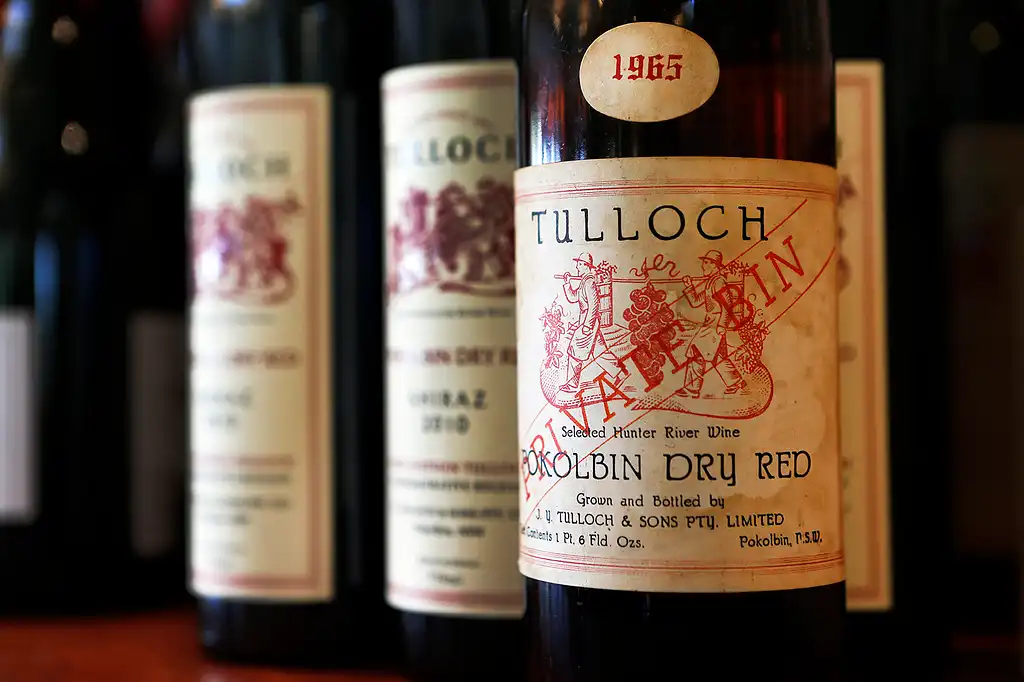 Tulloch Wines Vertical Tasting of Pokolbin Dry Red Shiraz - 6 Vintages + Charcuterie