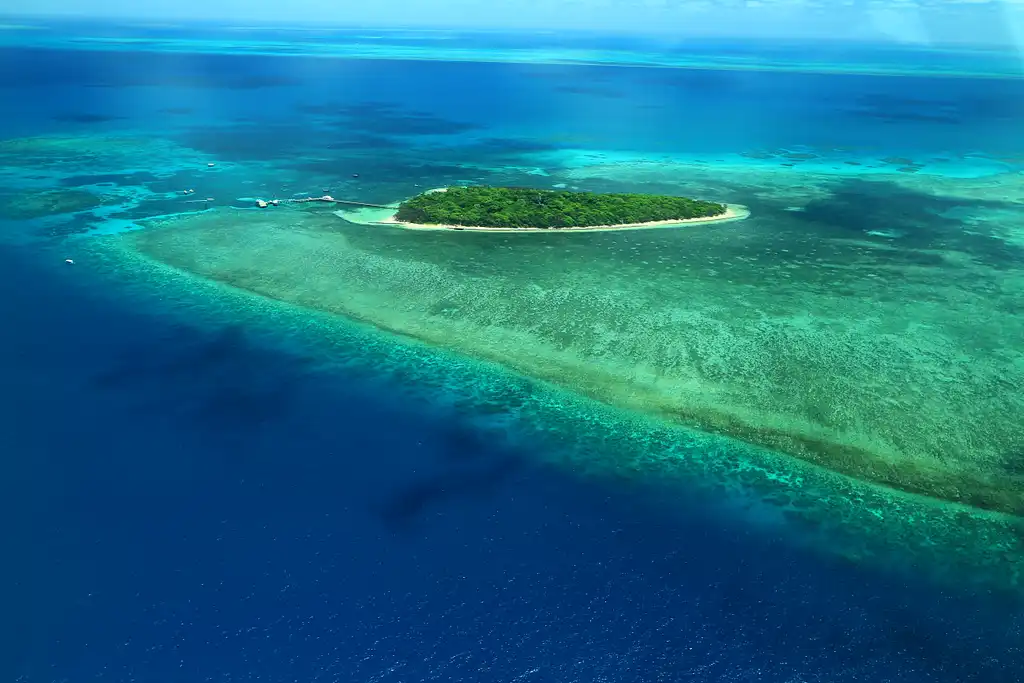 Outer Edges of The Great Barrier Reef Scenic Flight