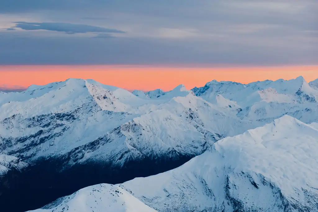 Sunrise Mt. Aspiring + The Glaciers