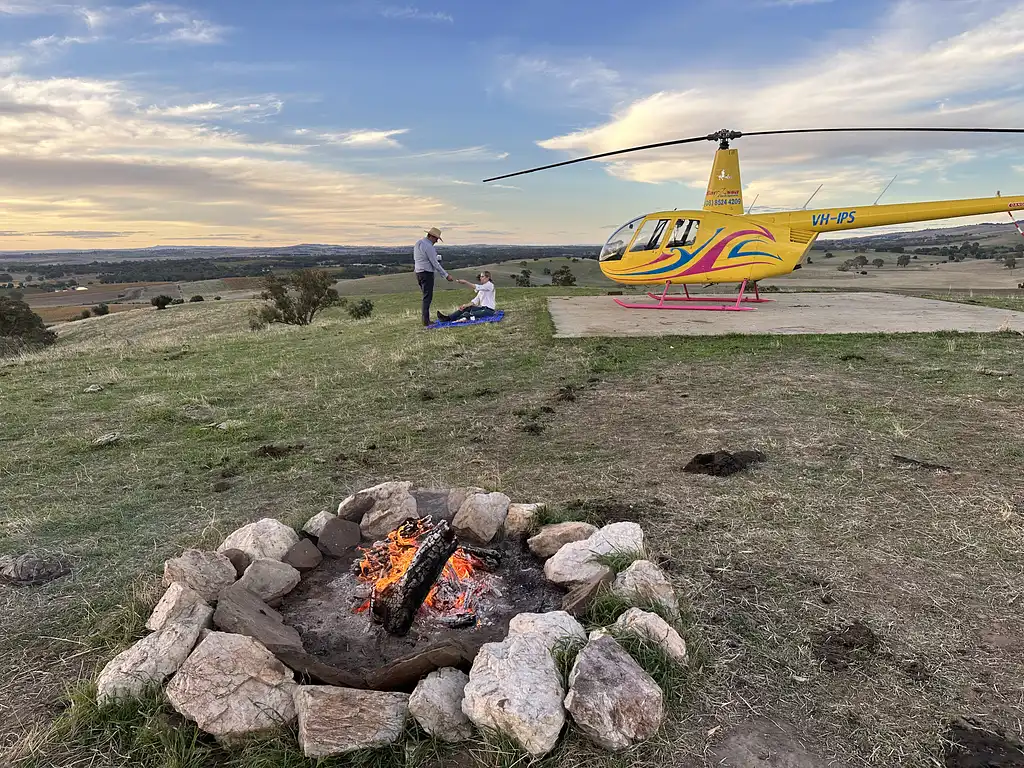 Barossa Valley Romantic Scenic Flight and Couples Picnic