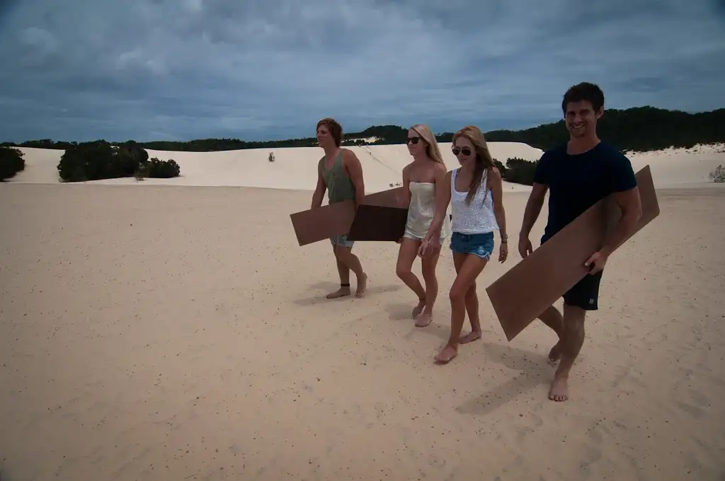 Moreton Island Snorkel, Sandboarding & 4WD Day Trip from Brisbane