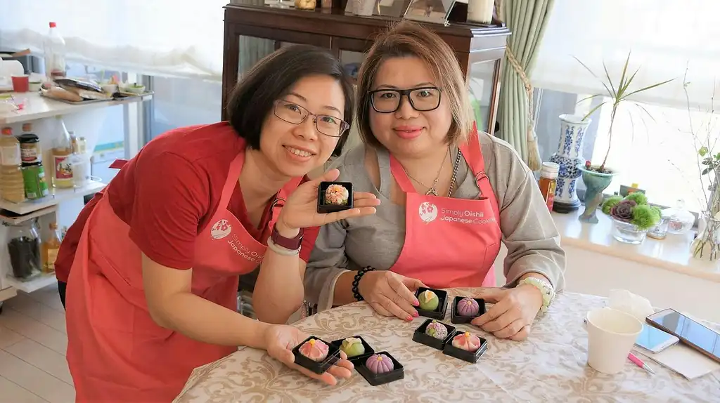 Tokyo Nerikiri Wagashi-Making with Tea Ceremony