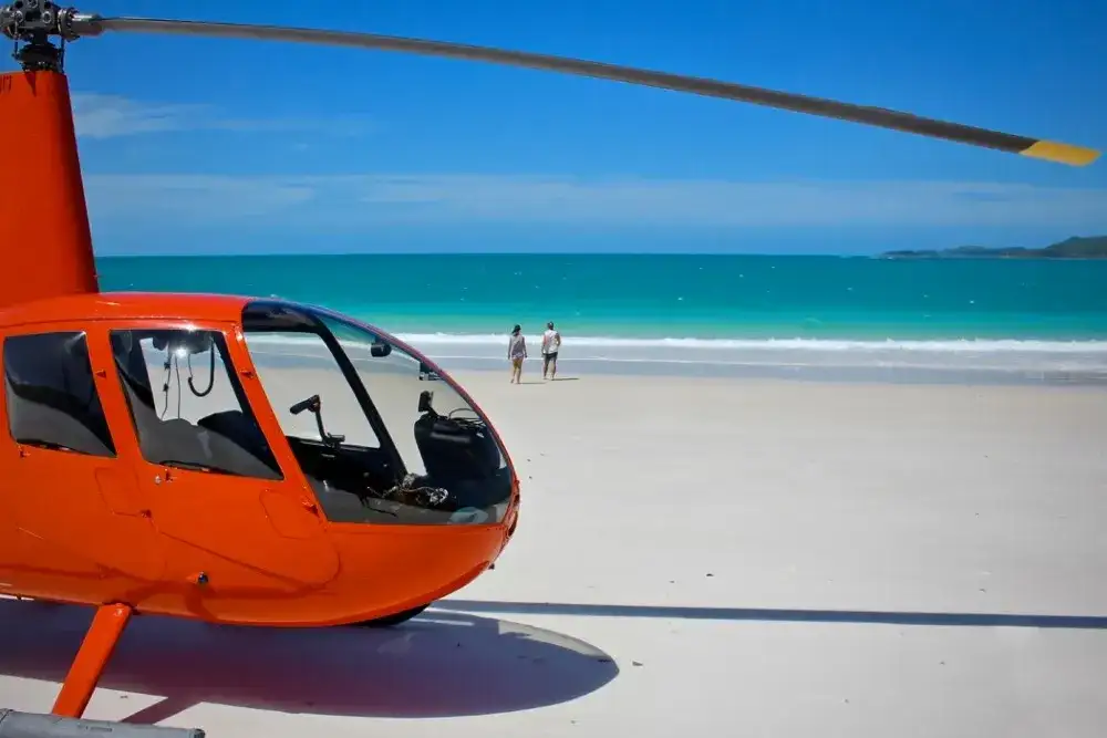 Reef & Whitehaven Beach Landing Helicopter Tour - 2.5 Hours