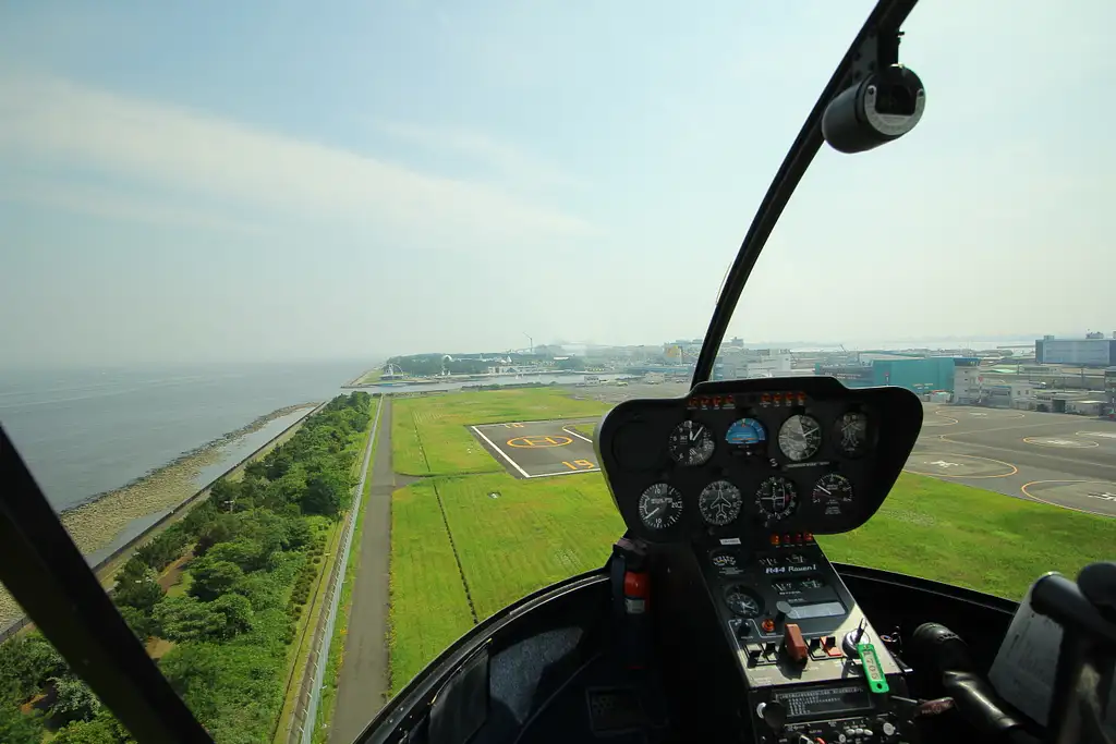 Private Helicopter Flight Over Tokyo