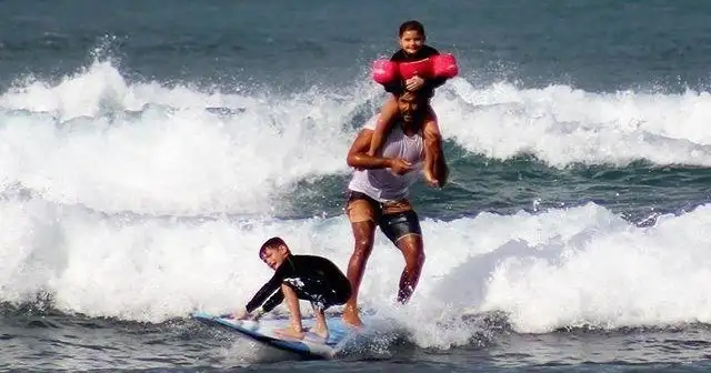 Beginner Surf Lesson North Shore