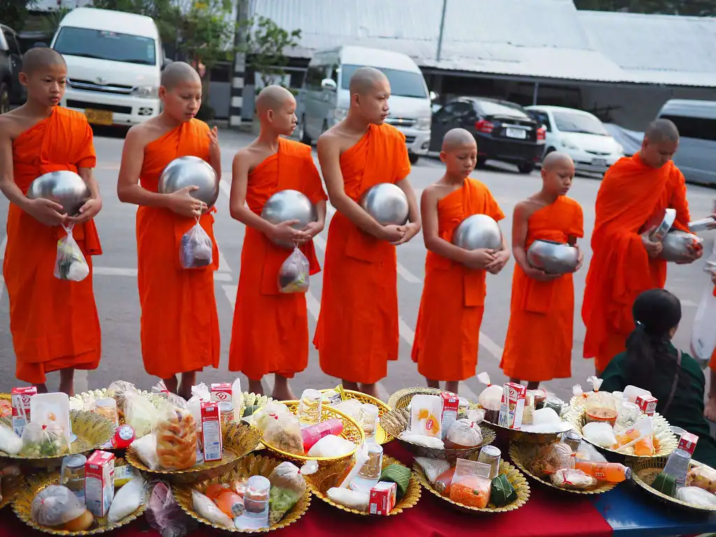 Whispers of Dawn: Almsgiving Ritual & Doi Suthep's Summit | Half Day Private Tour