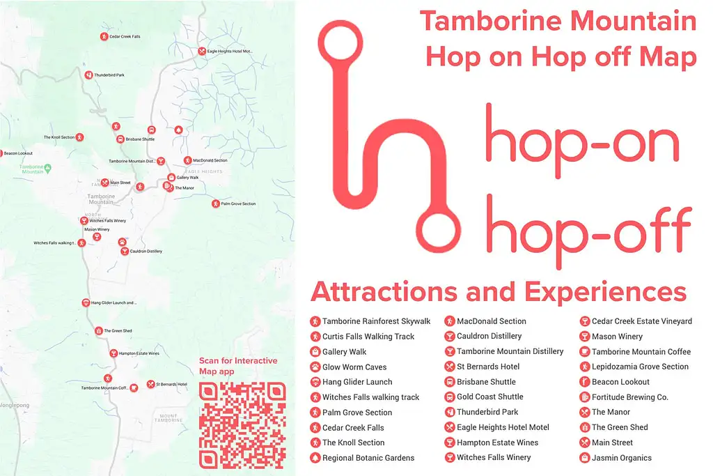 Glow Worm Tour & Mt Tambourine Hop on Hop off | Brisbane or Gold Coast