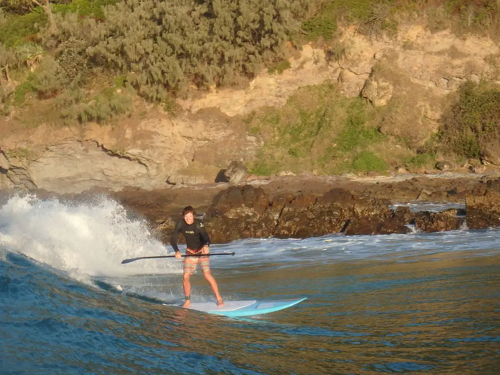 Double Island SUP Lesson - Rainbow Beach