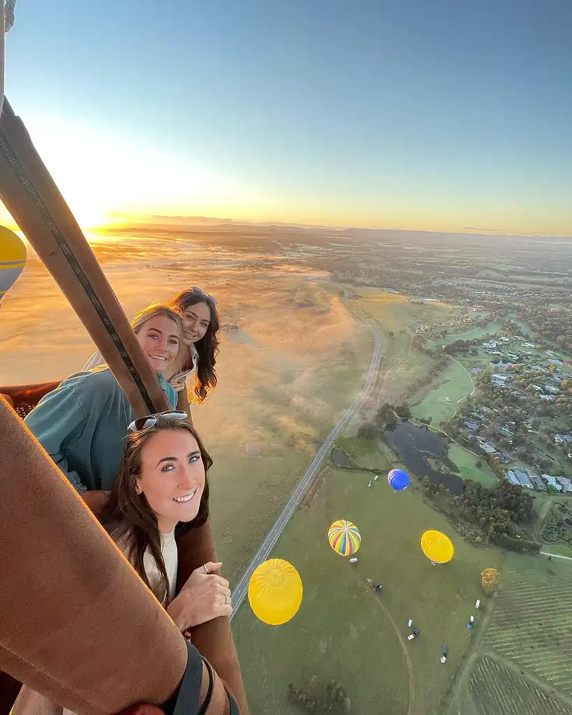 Hot Air Balloon Flight at Sunrise