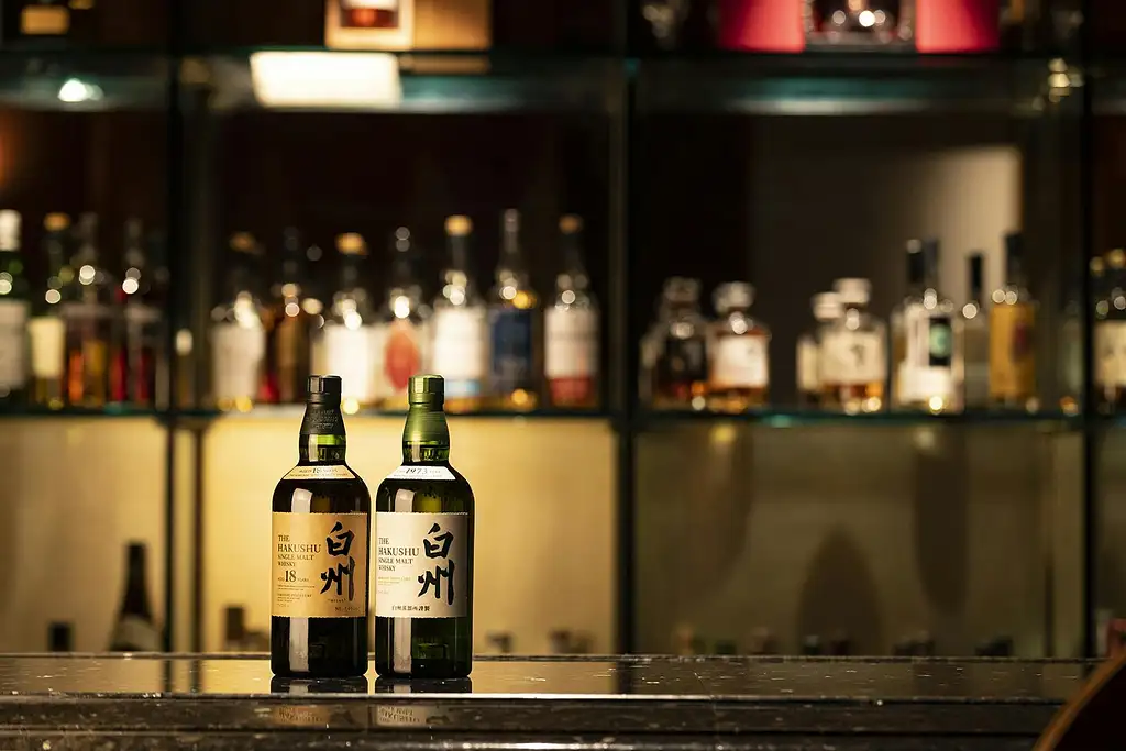 Japanese Whisky Collection Suntory Premium Selection At Captain's Bar