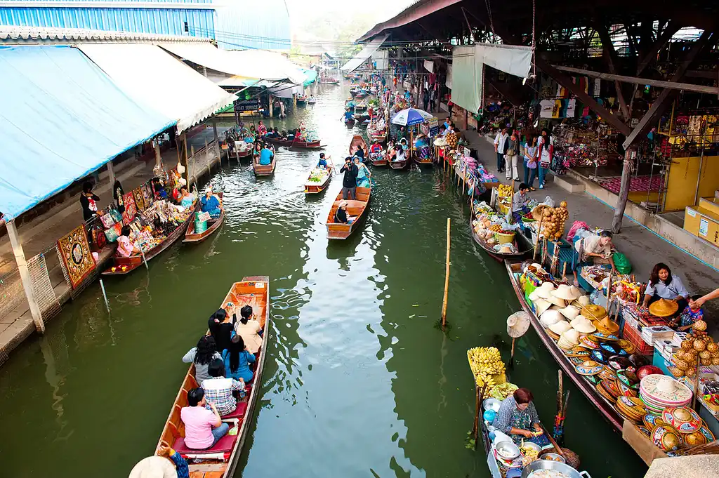 Bangkok's Must see Markets: Floating Delights & Railway Rush | Half Day Private Tour