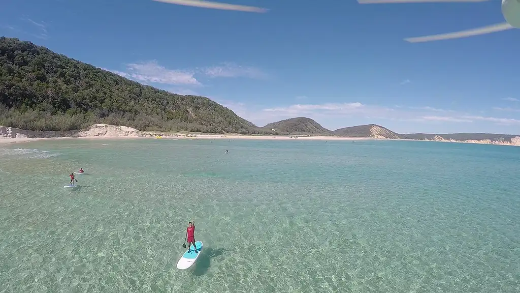 Double Island SUP Lesson - Rainbow Beach