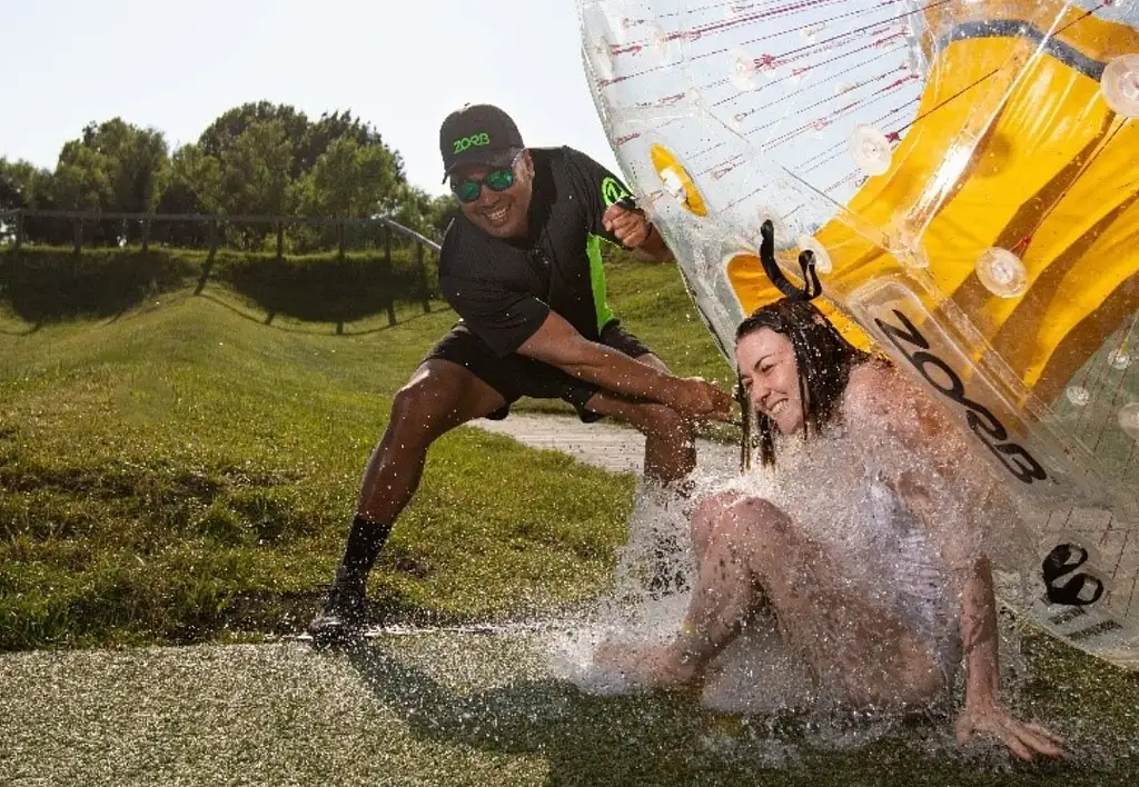 Zorb Rotorua - Straight Track