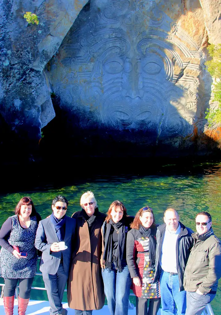 Ngātoroirangi Māori Rock Carvings Boat Cruise (Variety of times)