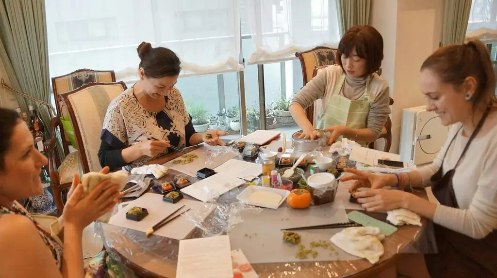 Tokyo Nerikiri Wagashi-Making with Tea Ceremony