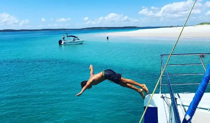 K'Gari (Fraser Island) Eco-Sailing Dolphin Adventure - Departing Hervey Bay