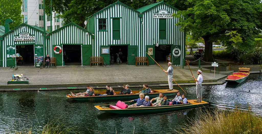 Punting on the Avon River Tour | Antigua Boat Sheds