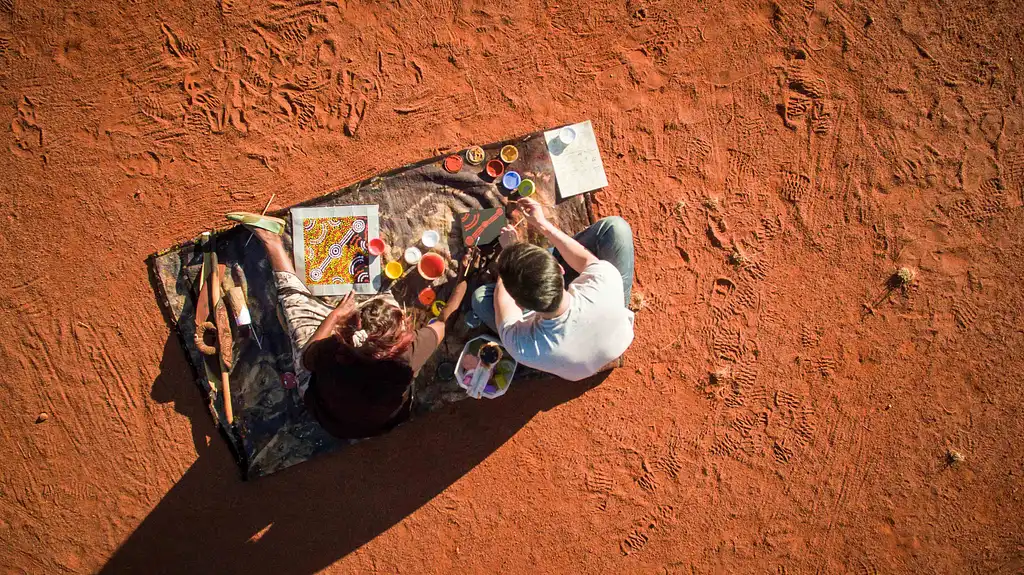 Dot Painting Workshop in Uluru