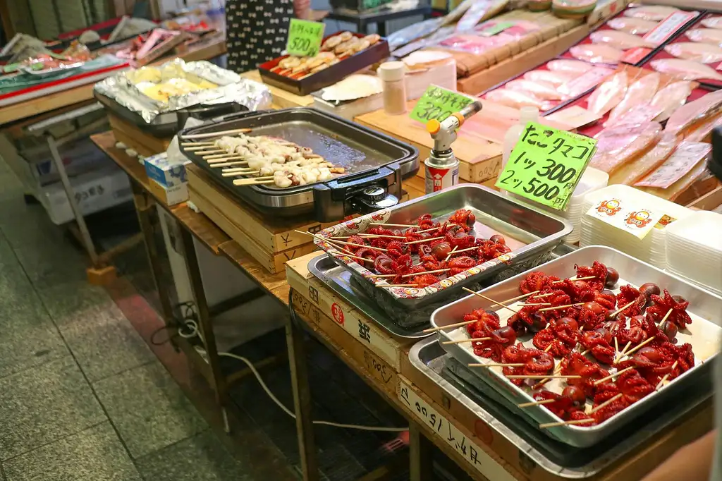 Nishiki Market Breakfast Walking Food Tour