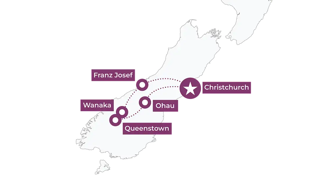 10 Day Southern Pioneer Tour | From Christchurch | NZ South Island Tour