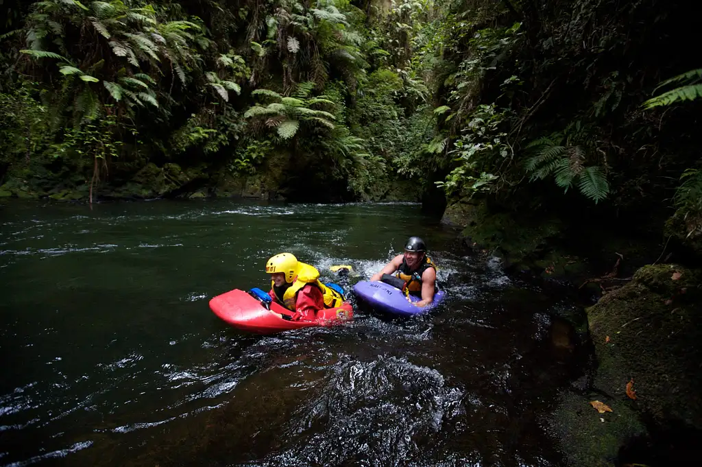 Kaituna River White Water Sledging