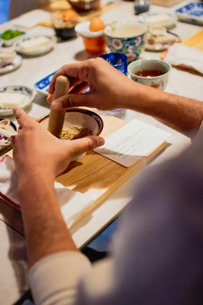 Asakusa Guided Tour with Japanese Private Cooking Class