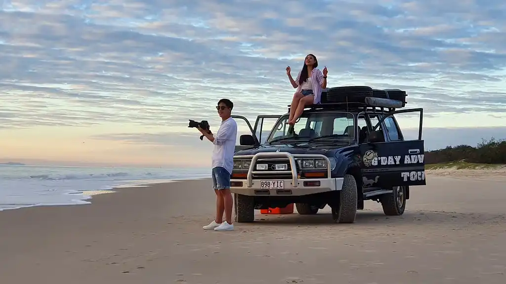 Bribie Island 4WD, Kayak, Beach & Bunker Half Day Tour