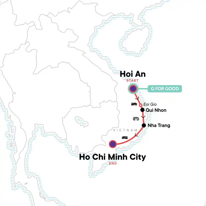 7 Day Vietnam Adventure: Hoi An to Ho Chi Minh City | G Adventures 18 to 35's