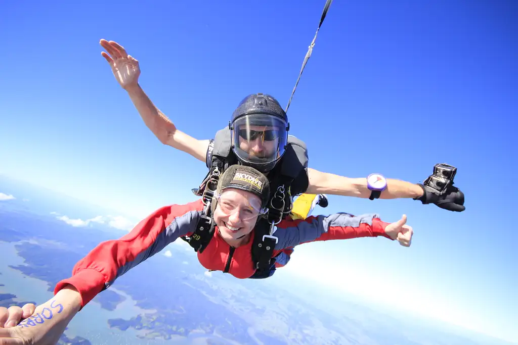 Bay of Islands Tandem Skydive: 16,500ft, 12,000ft, 9000ft, 18,000ft