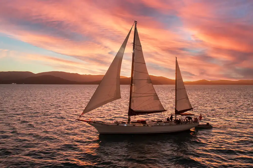 Sunset Sail on Lady Enid | from Airlie Beach