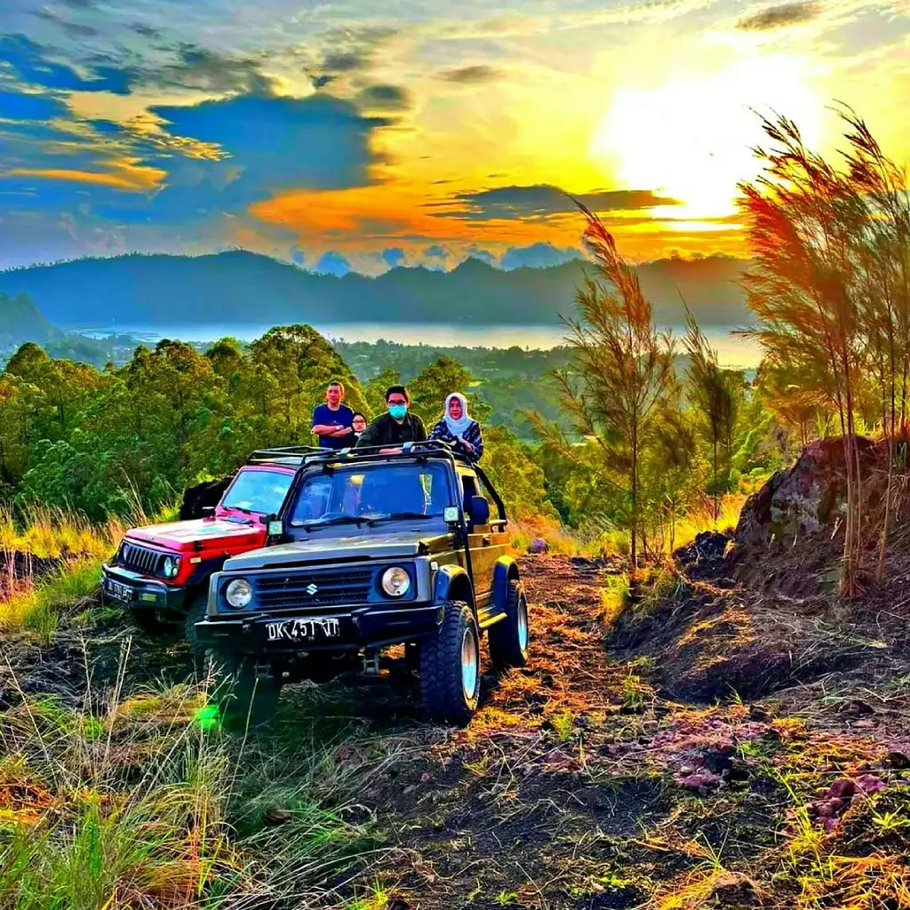 Full Day Mount Batur Jeep Tour with Sunrise Breakfast | Private Tour