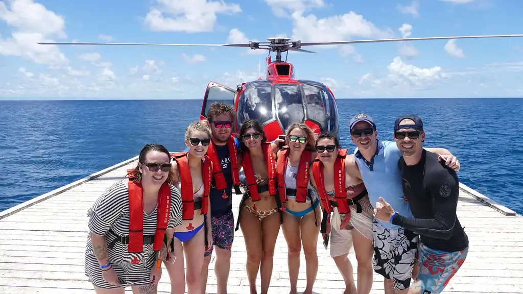 Cairns Ultimate Adventure: Dive & Snorkel Full Day Tour With Helicopter Ride